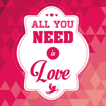 Love concept with romantic icons design, vector illustration 10 eps graphic.のイラスト素材