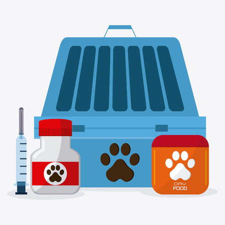 Pet shop concept with animal icons design, vector illustration 10 eps graphic.のイラスト素材