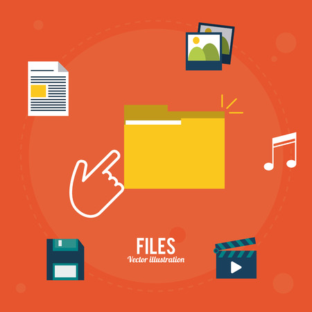 Data center concept with technology icons design, vector illustration 10 eps graphic.のイラスト素材