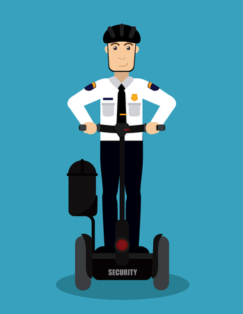 Segway  concept with icon design, vector illustration 10 eps graphic.のイラスト素材