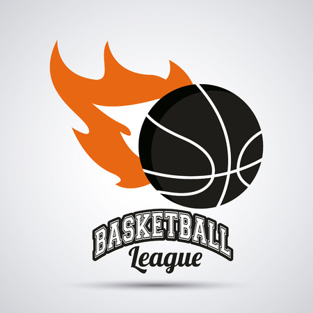 Sport concept with basketball icons design, vector illustration 10 eps graphic.のイラスト素材