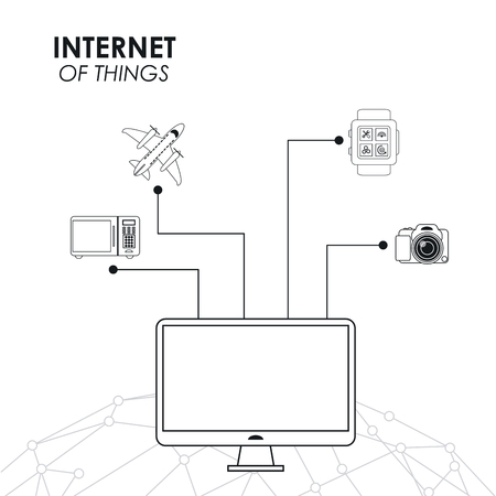 Technology  design  with gadget icon design, vector illustration 10 eps graphic.のイラスト素材