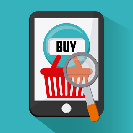 Shopping online concept ecommerce icons design, vector illustration 10 eps graphic.のイラスト素材