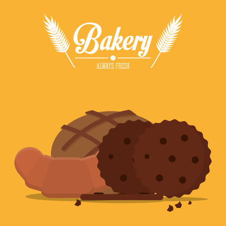 Bakery concept with food icon design, vector illustration 10 eps graphic.のイラスト素材