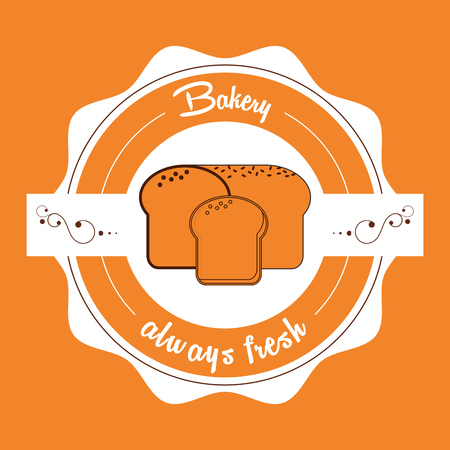 Bakery concept with food icon design, vector illustration 10 eps graphic.のイラスト素材