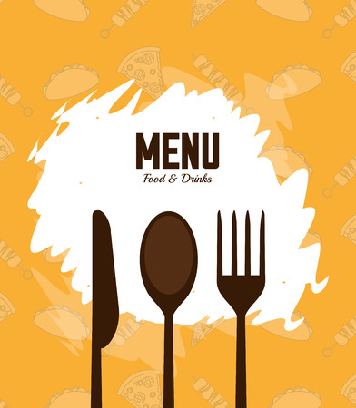 Menu  concept with restaurant icons design, vector illustration 10 eps graphic.のイラスト素材