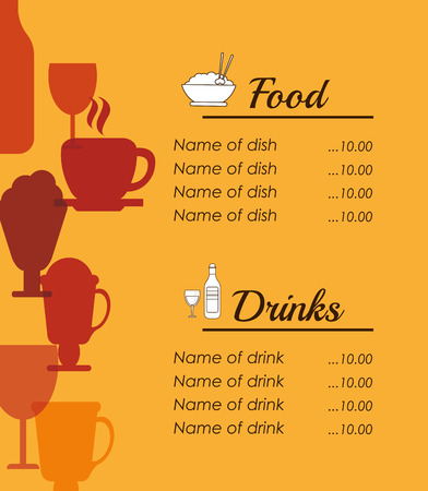 Menu  concept with restaurant icons design, vector illustration 10 eps graphic.のイラスト素材