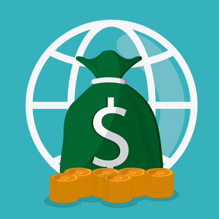 Save money design  with financial icon design, vector illustration 10 eps graphic.のイラスト素材