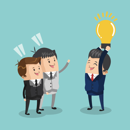 Start up concept with businessman icon design, vector illustration 10 eps graphic.のイラスト素材