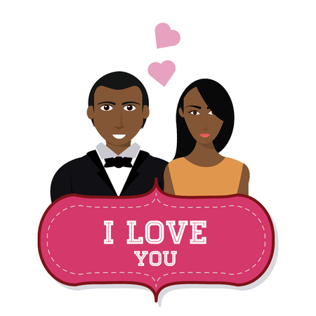 Love concept with romantic icons design, vector illustration 10 eps graphic.のイラスト素材