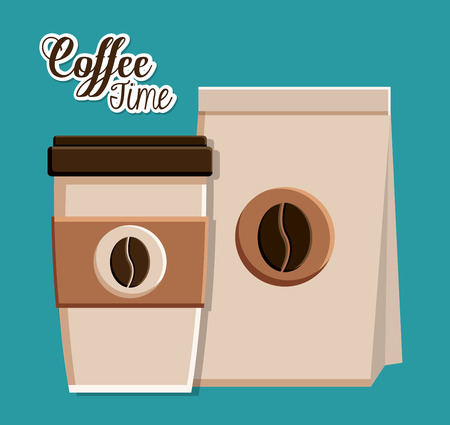 Coffee concept with icon design, vector illustration 10 eps graphic.のイラスト素材