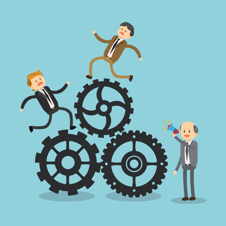 Business concept with businesspeople design, vector illustration 10 eps graphic.のイラスト素材