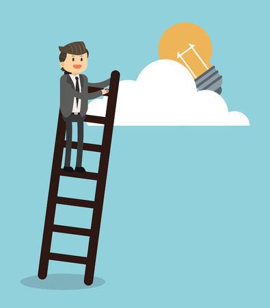 Business concept with businesspeople design, vector illustration 10 eps graphic.のイラスト素材