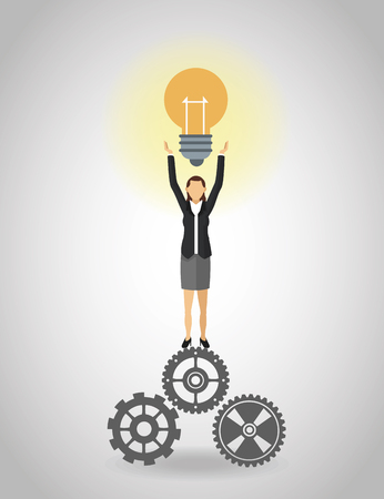 Business concept with businesspeople design, vector illustration 10 eps graphic.のイラスト素材