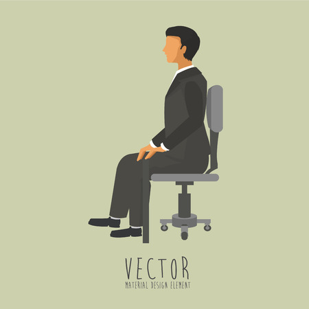 Business concept with business people designのイラスト素材