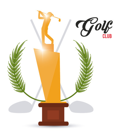 Sport concept with gold icon designのイラスト素材