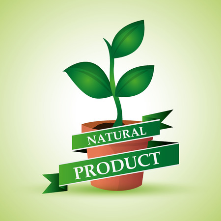 Natural concept with eco icons design, vector illustration 10 eps graphic.のイラスト素材