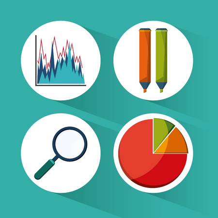 SEO concept with searching icons design, vector illustration 10 eps graphic.のイラスト素材