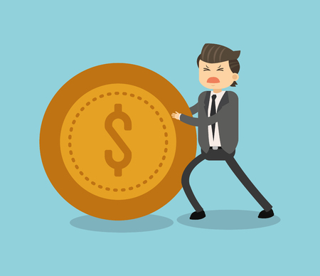 Business concept with icons design, vector illustrationのイラスト素材