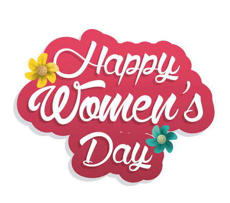 Womens day  concept with ornament icons design, vector illustration 10 eps graphic.のイラスト素材