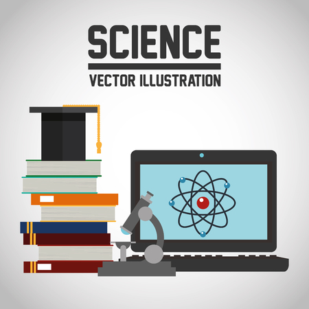 Science  concept with chemistry icons design, vector illustration 10 eps graphic.のイラスト素材