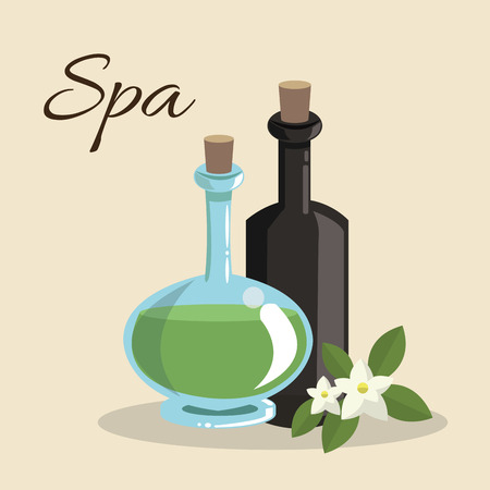 Spa center concept with icons design, vector illustration 10 eps graphic.のイラスト素材
