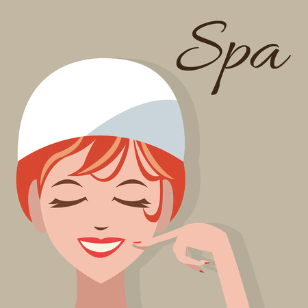 Spa center concept with icons design, vector illustration 10 eps graphic.のイラスト素材