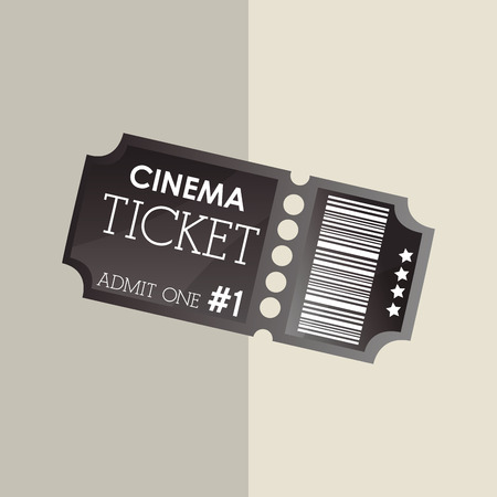 Ticket concept with icon designのイラスト素材