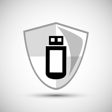 Security concept with icon design, vector illustration 10 eps graphic.のイラスト素材