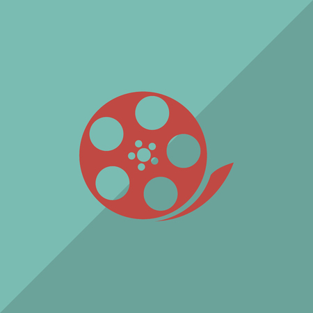 Film concept with cinema icon design, vector illustration 10 eps graphic.のイラスト素材