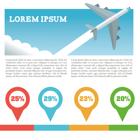 Travel concept with infographic icon design, vector illustration 10 eps graphic.のイラスト素材