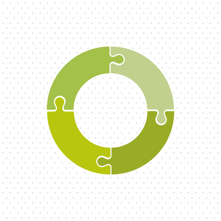 Puzzle concept with icon design, vector illustration 10 eps graphic.のイラスト素材