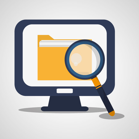 Social media  concept with technology icon designのイラスト素材