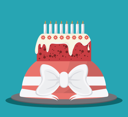 Bakery concept with cake  icon designのイラスト素材