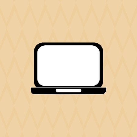 laptop concept with icon designのイラスト素材