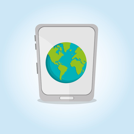 Communication concept with social network icon design, vector illustration 10 eps graphic.のイラスト素材