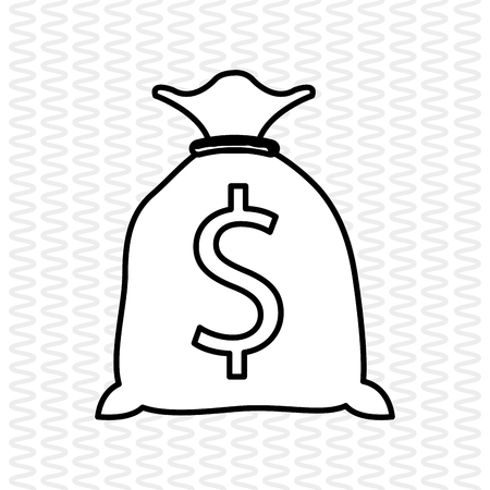money concept with icon designのイラスト素材