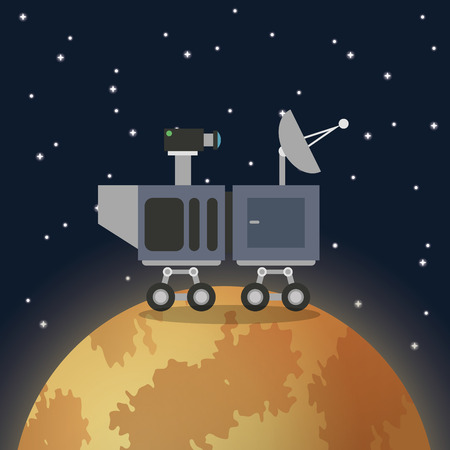 space concept with icon design, vector illustration 10 eps graphic.のイラスト素材