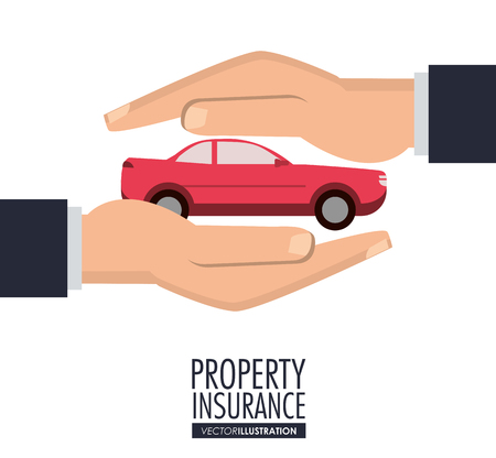 Insurance concept with protection icon design, vector illustration 10 eps graphic.のイラスト素材