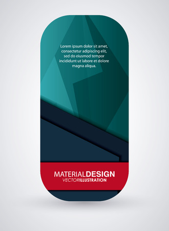 Material design concept with background  icon design, vector illustration 10 eps graphic.のイラスト素材