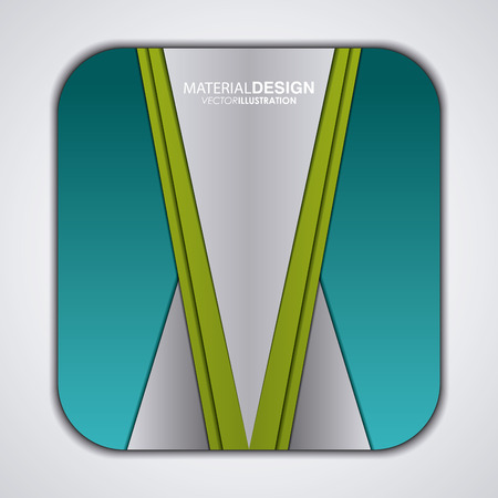 Material design concept with background  icon design, vector illustration 10 eps graphic.のイラスト素材