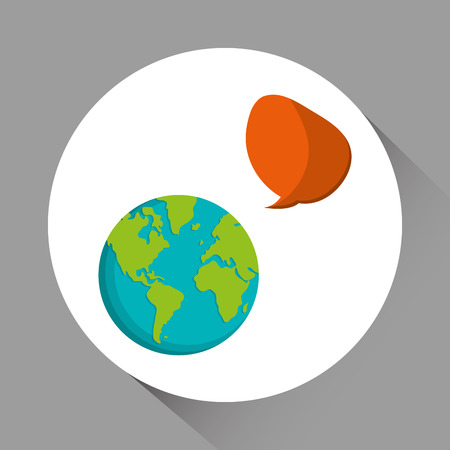 communication concept with icon design, vector illustration 10 eps graphic.のイラスト素材