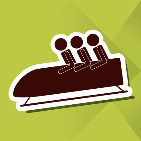 winter sport concept with icon design, vector illustration 10 eps graphic.のイラスト素材