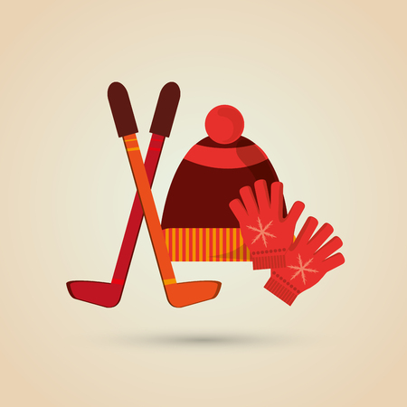 winter concept with sport  icon design, vector illustration 10 eps graphic.のイラスト素材
