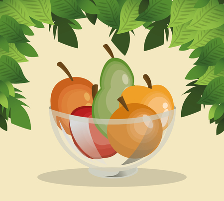 tropical concept with icon design, vector illustration 10 eps graphic.のイラスト素材