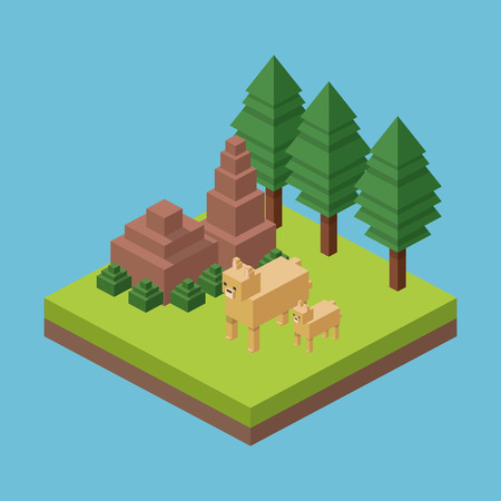 Isometric concept with icon design, vector illustration 10 eps graphic.のイラスト素材