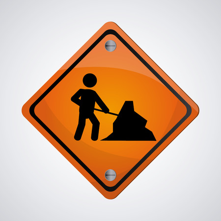Road sign concept with icon design, vector illustrationのイラスト素材