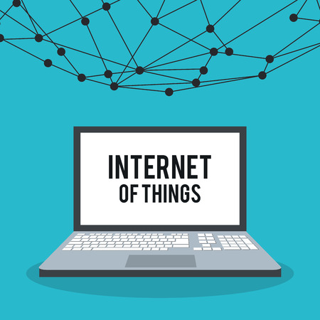 Internet of things concept with icon designのイラスト素材