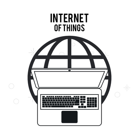 Internet of things concept with icon designのイラスト素材