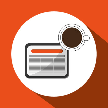 office concept with icon designのイラスト素材